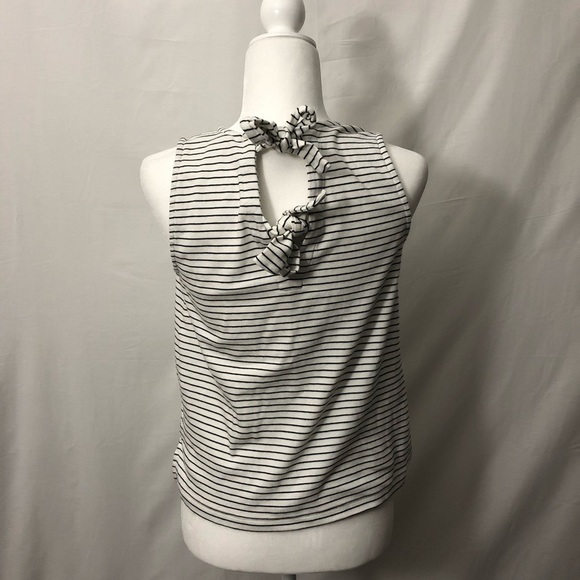 J Crew Factory striped tie back tank, XS - Picture 3 of 7